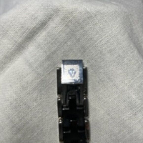 Anne Klein Womens Silver and Black Watch - Picture 5 of 8